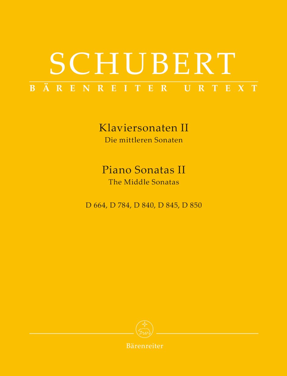 Piano Sonatas - Volume 2 (The Middle Sonatas) [Sheet music] Schubert, Franz