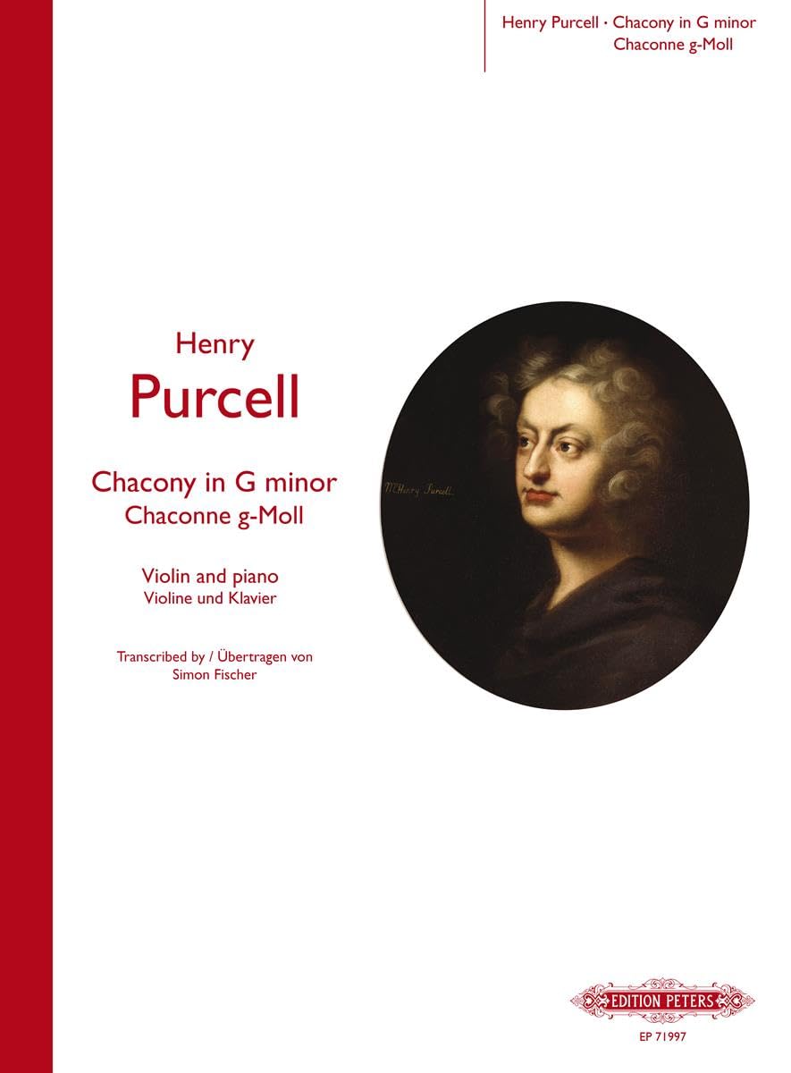 Chacony in G Minor By Henry Purcell. Arranged By Simon Fischer. For Violin, Piano. Sheet Music. [Paperback] Purcell, Henry