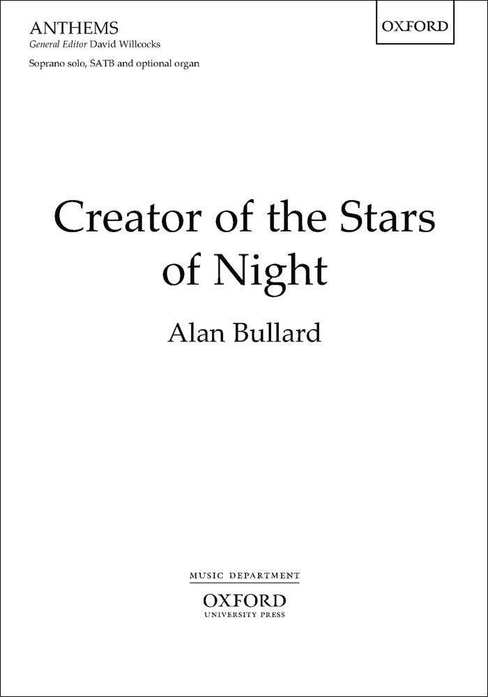 Creator of the stars of night [Sheet music]