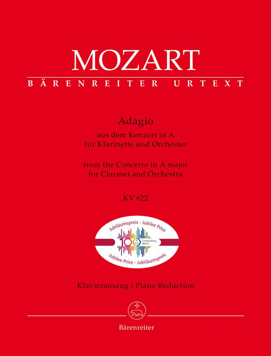 Adagio für Klarinette und Orchester (KV 622) -aus dem Konzert in A [Sheet music]