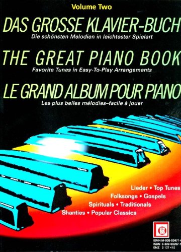 The Great Piano Book, Volume 2 [Paperback] Anton Peterer