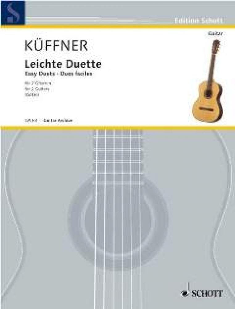 40 Duos faciles: 2 guitars. [Sheet music] Goetze, Walter Wilhelm and Küffner, Joseph