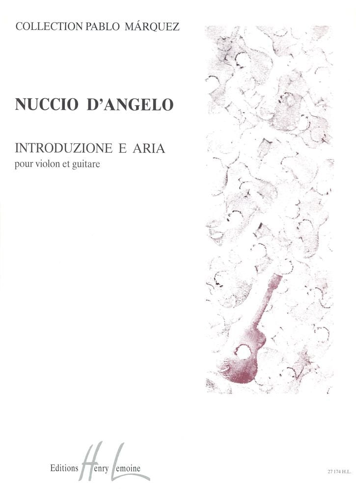 Introduzione e aria: Pour violon et guitare [Paperback] NUCCIO D'ANGELO