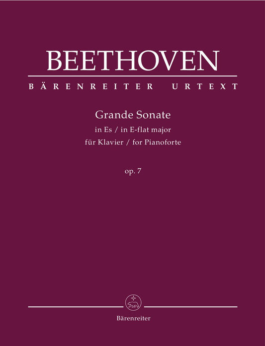 Beethoven: Piano Sonata No. 4 in E-flat Major, Op. 7 [Sheet music] Ludwig van Beethoven and Jonathan Del Mar