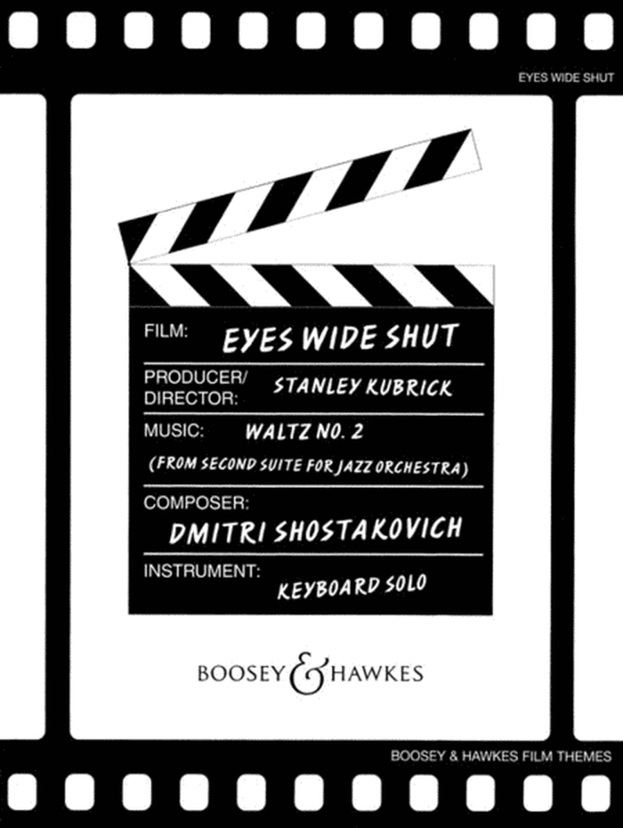 Waltz No. 2 Eyes Wide Shut by Dmitri Shostakovich. Piano Solo - Sheet Music