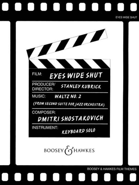 Waltz No. 2 Eyes Wide Shut by Dmitri Shostakovich. Piano Solo - Sheet Music