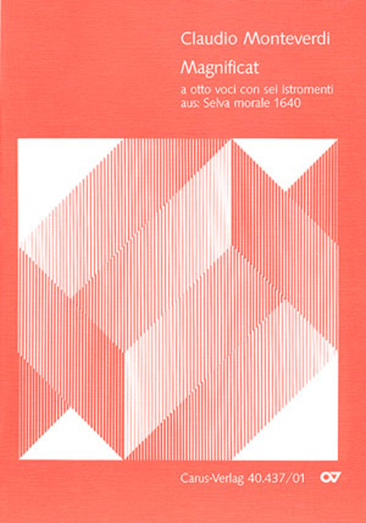Magnificat a 8 voci con 6 vel 10 istromenti. aus: Selva morale et spirituale by Claudio Monteverdi 4-Part - Sheet Music