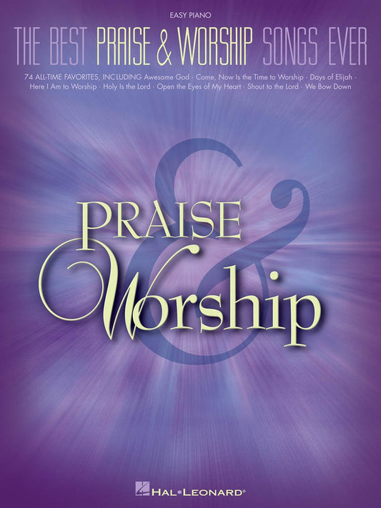 The Best Praise and Worship Songs Ever (Easy Piano) [Paperback] Hal Leonard Corp.