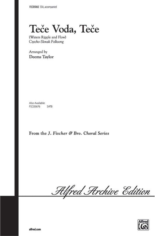 Waters Ripple and Flow Choral Octavo Choir Czecho-Slovak Folksong / arr. Deems Taylor