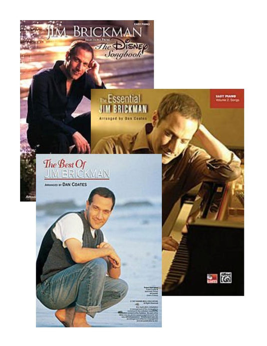 The Best Of Jim Brickman - Easy Piano, The Essential Jim Brickman, Volume 2 Songs (Easy Piano Solos), Selections from the Disney Songbook (Easy Piano). THREE BOOKS IN ONE. 1997 [Paperback] Jim Brickman