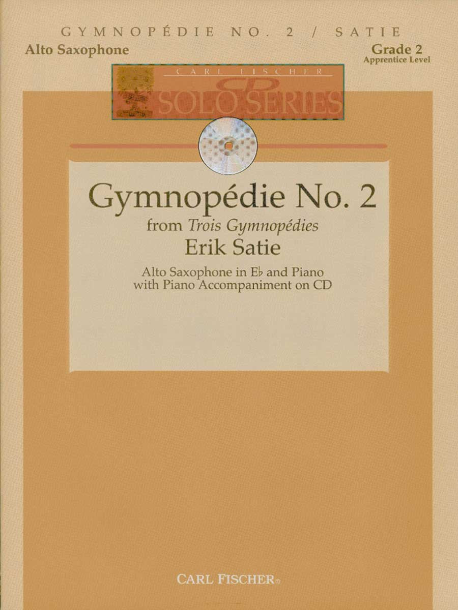 Gymnopedie No.2: Alto Saxophone in Eb and Piano [Sheet music] Eric Satie and Piano Accompaniment performed by Melody Lord.