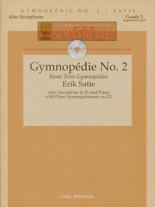Gymnopedie No.2: Alto Saxophone in Eb and Piano [Sheet music] Eric Satie and Piano Accompaniment performed by Melody Lord.