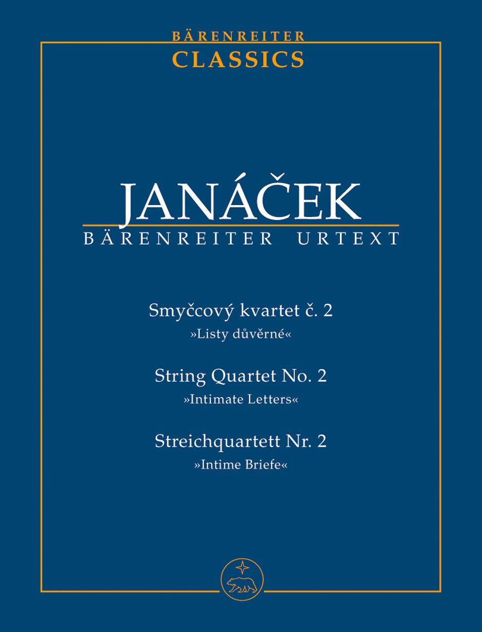 Janáček: String Quartet No. 2 - Intimate Letters / Listy důvěrné (Study Score) [Sheet music]