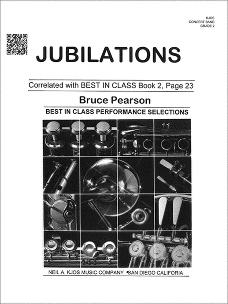Jubilations - Score [Paperback] Bruce Pearson