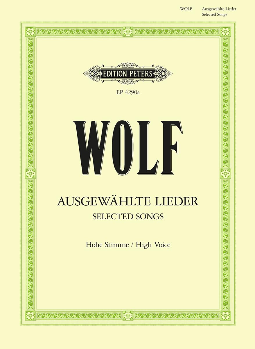 51 Selected Songs (High Voice): Sheet (Edition Peters) [Paperback] Wolf, Hugo and Gerhardt, Elena