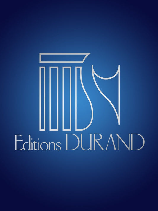 Le Cantique des Cantiques (SSSAAATTTBBB a cappella) Editions Durand Series by Jean Yves Daniel-Lesur [Sheet music]