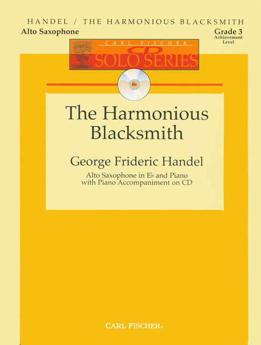 THE HARMONIOUS BLACKSMITH SAXOPHONE-LIVRE +PARTITION [Sheet music] G.F. Handel