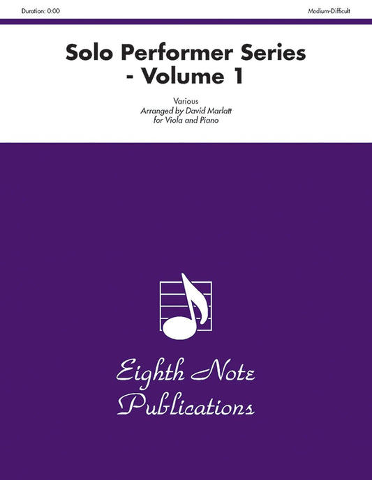Solo Performer, Vol 1 (Eighth Note Publications: Solo Performer Series, Vol 1) [Paperback] Marlatt, David