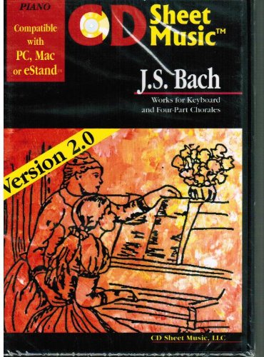 Bach: Compete Works for Key Board & 4-part Chorales [Audio CD] Cd Sheet Music