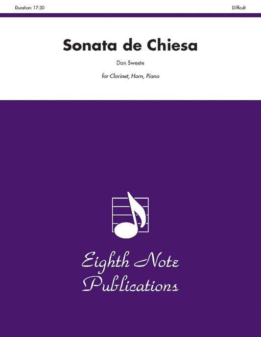 Sonata de Chiesa: Score & Parts (Eighth Note Publications) [Paperback] Sweete, Don