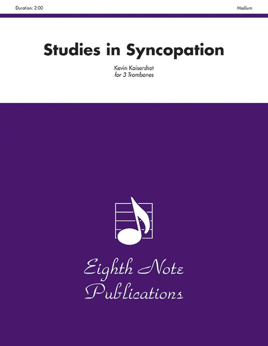 Studies in Syncopation: Score & Parts (Eighth Note Publications) [Paperback] Kaisershot, Kevin