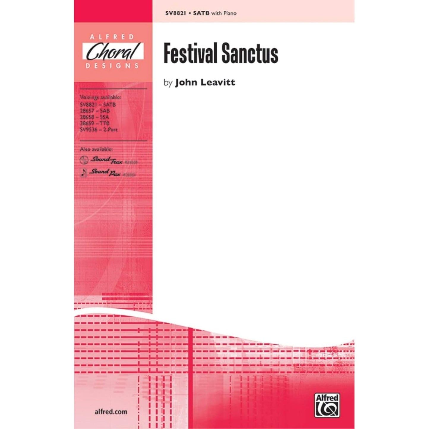 Festival Sanctus. SATB with Piano.  [Opt. Percussion] (New Directions Choral Series). By John Leavill