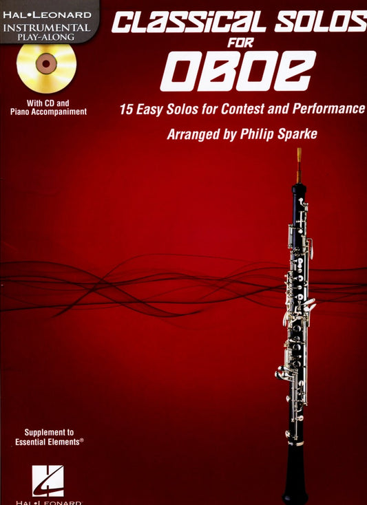 De Haske Music Classical Solos - 15 Easy Solos for Contest and Performance Book/CD Oboe [Sheet music]