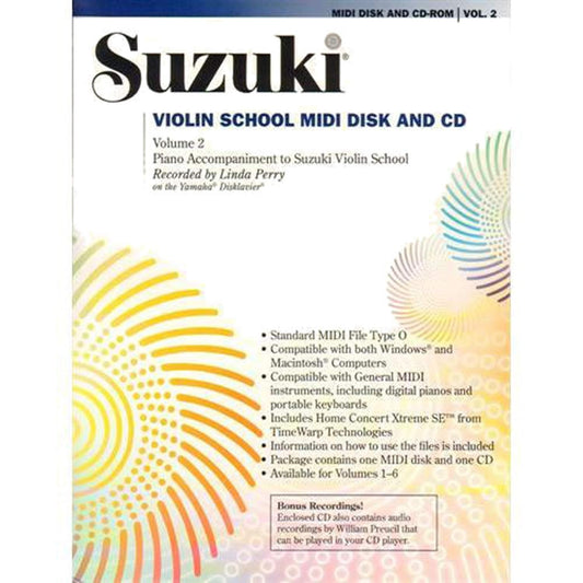 Piano Accompaniment to Suzuki Violin School, Vol. 2 [Audio CD] Linda Perry