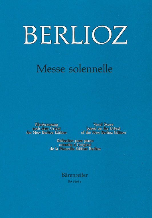Messe solennelle Holoman 20 by Hector Berlioz 4-Part - Sheet Music