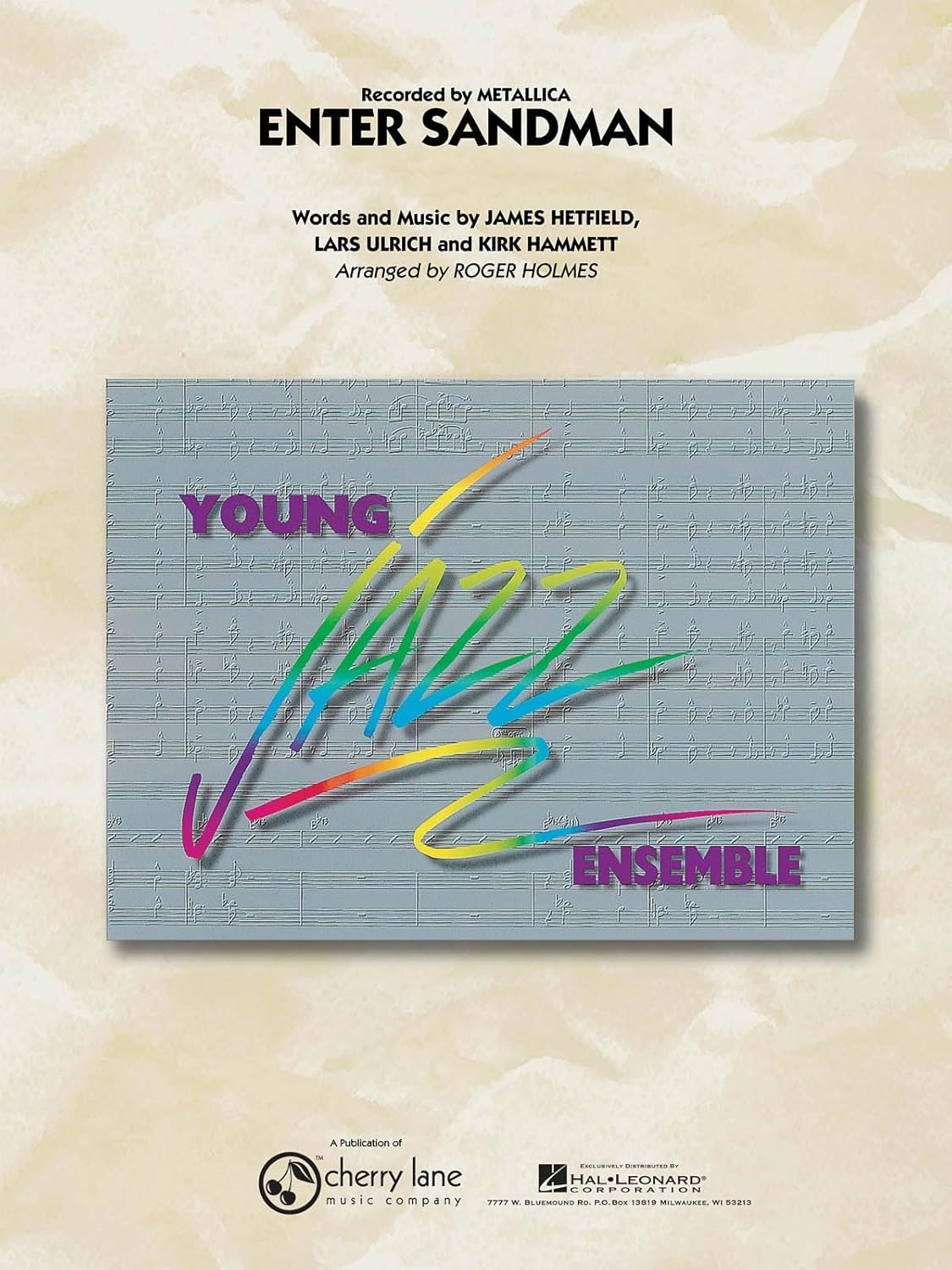 Enter Sandman by Roger Holmes Jazz Ensemble - Sheet Music By Roger Holmes