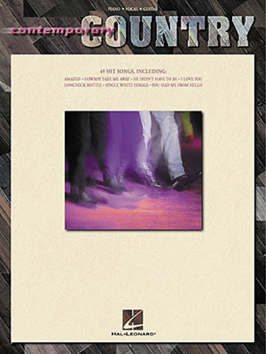 Contemporary Country Piano, Vocal and Guitar Chords Hal Leonard Corp.