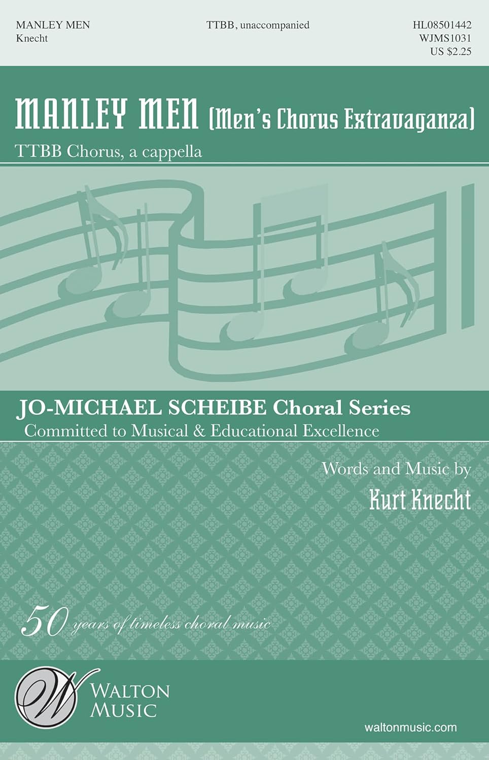 Manly Men: Men's Chorus Extravaganza by Kurt Knecht TTBB - Sheet Music