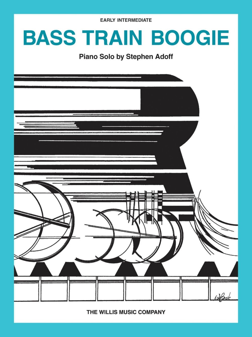 Willis Music Bass Train Boogie (Early Inter Level) Willis Series by Stephen Adoff [Sheet music] Willis Music