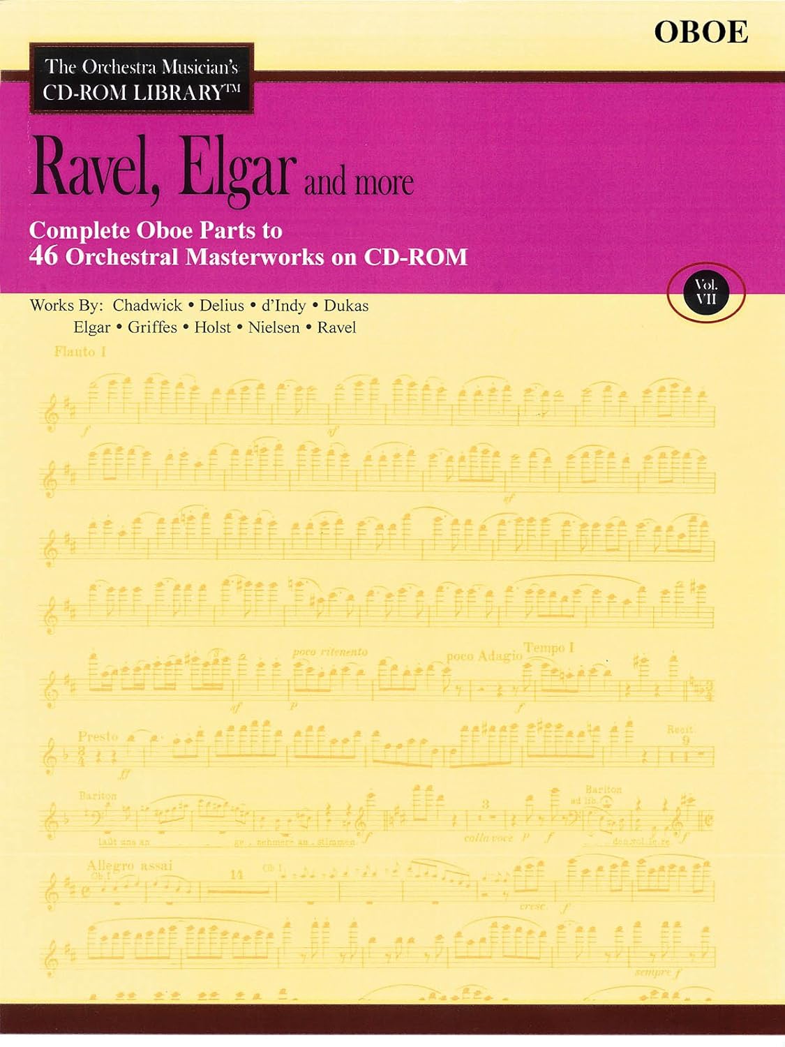 Ravel, Elgar and More: The Orchestra Musician's CD-ROM Library - Oboe Ravel, Maurice and Elgar, Edward