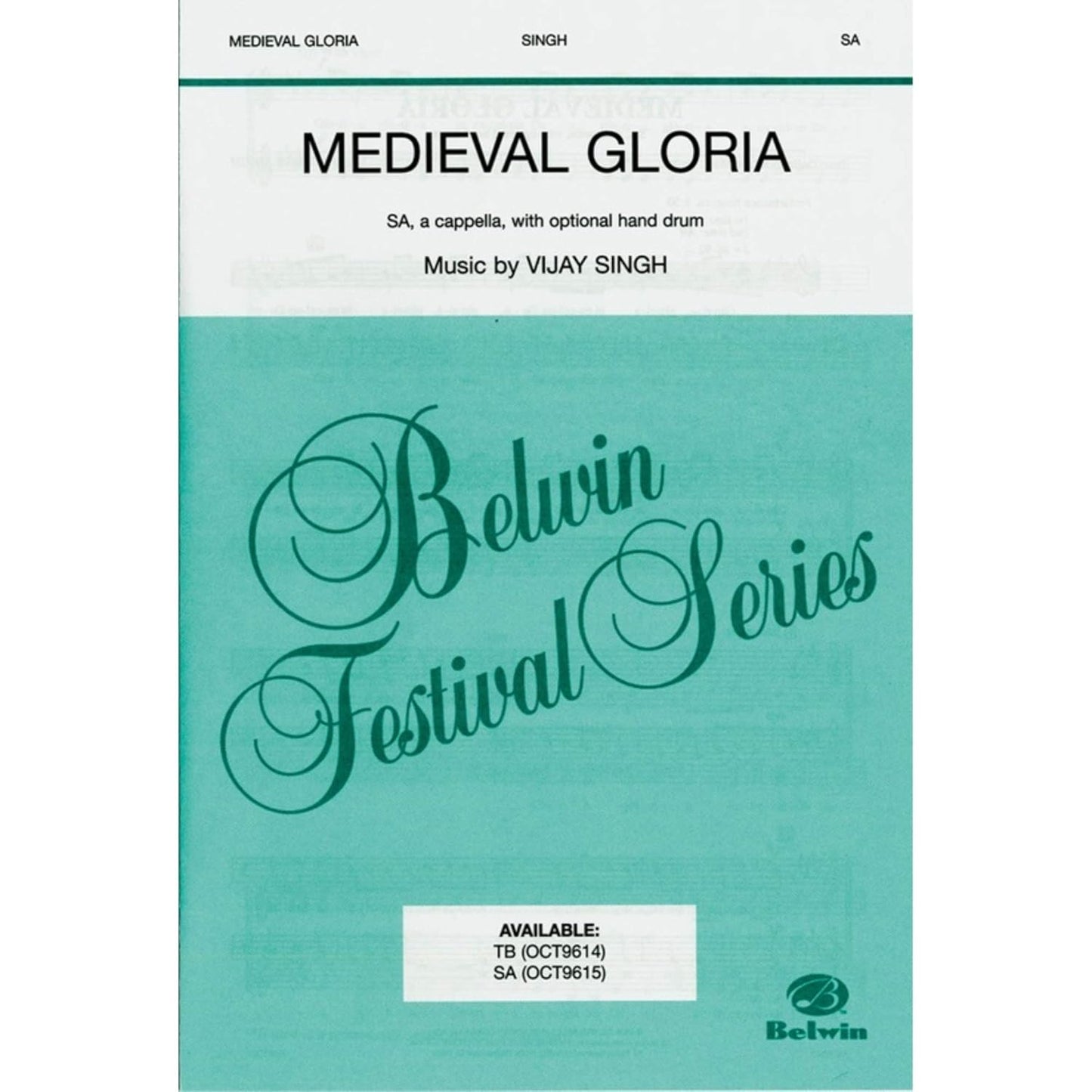 Medieval Gloria Choral Octavo Choir By Vijay Singh