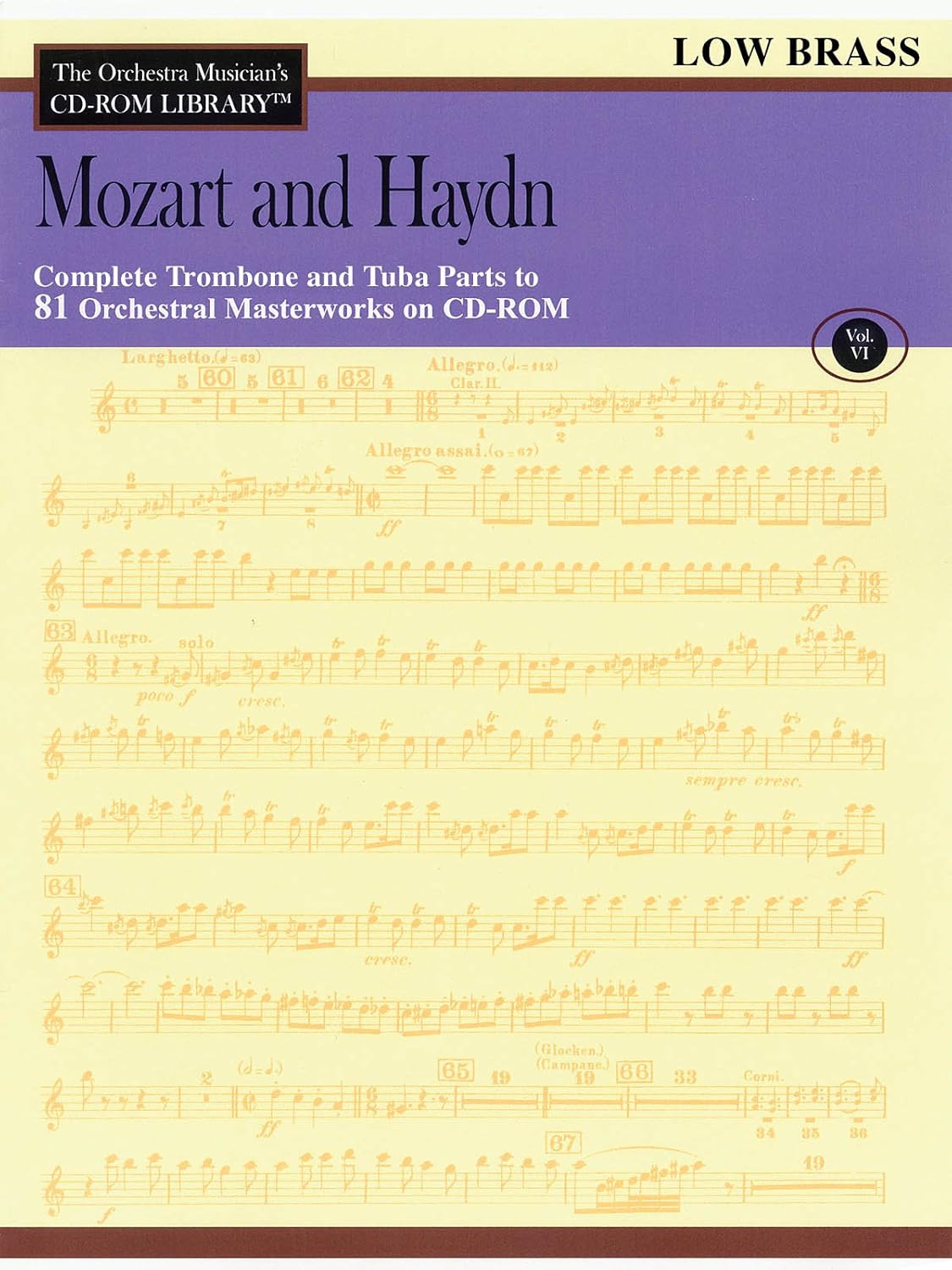 Orchestra Musician's CD-ROM Library Volume 6 Low Brass Mozart And Haydn [Misc. Supplies] Various