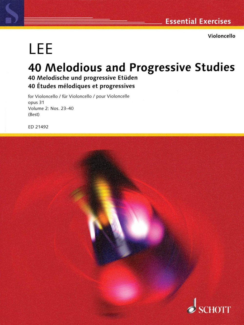 40 Melodious and Progressive Studies, Op. 31. Volume 2, Nos. 23-40 – Cello Solo by Sebastian Lee Cello Solo - Sheet Music