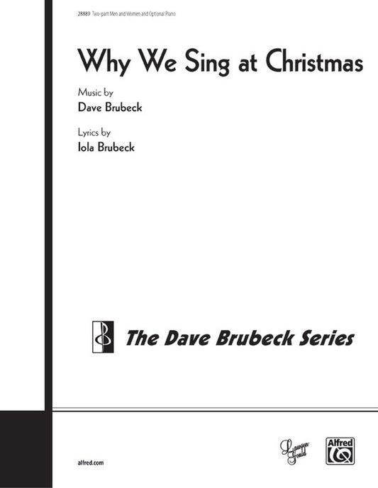 Why We Sing at Christmas [Sheet music]