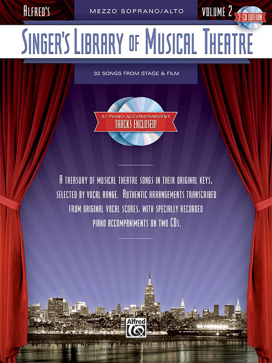 Singer's Library Of Musical Theatre Vol. 2, 2 Cds Mezzo Soprano/alto Alfred Music and Lisa DeSpain