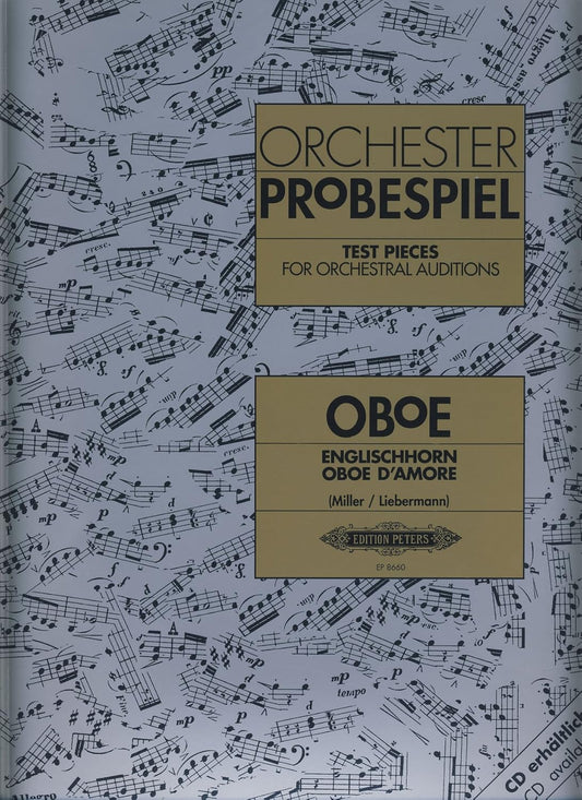 Repertorio Orquestal - Orchester Probenspiel (Test Pieces) para Oboe y Corno Ingles (Libro) (Millert) [Paperback] Repertorio Orquestal