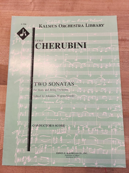 Two Sonatas for Horn and Strings [Paperback] Cherubini, Maria Luigi