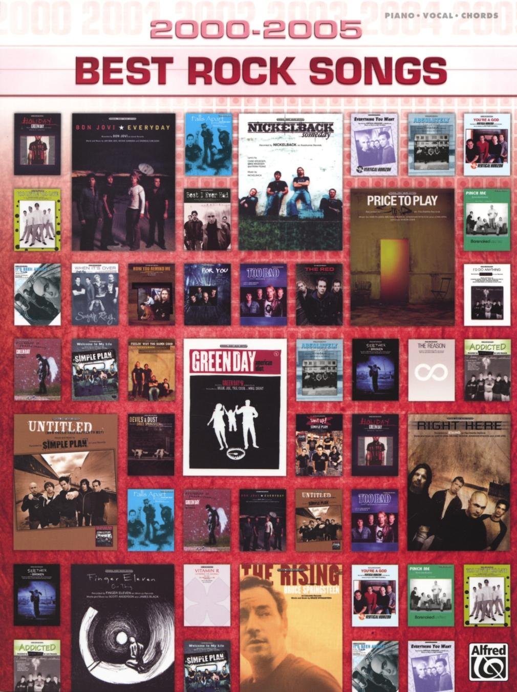 2000-2005 Best Rock Songs: 2000-2005 Best Songs [Paperback] Alfred Music