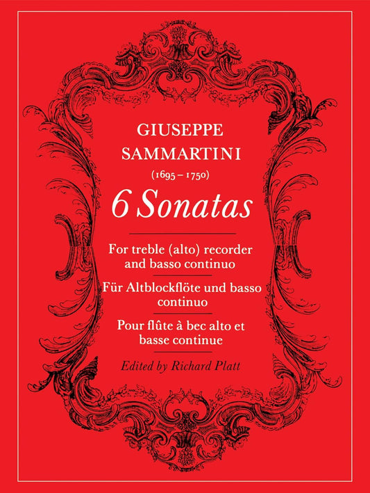 Six Sonatas (Faber Edition). By Sammartini, Guiseppe