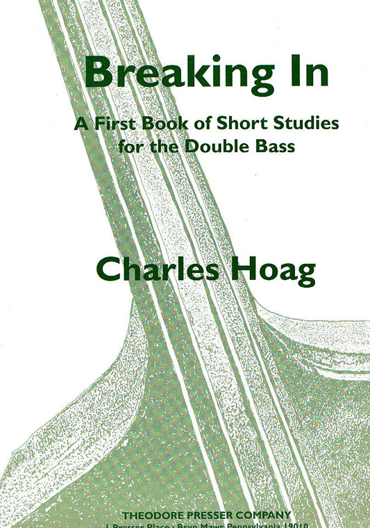 Breaking in a First Book of Short Studies para Contrabajo [Paperback]. By HOAG C.K.