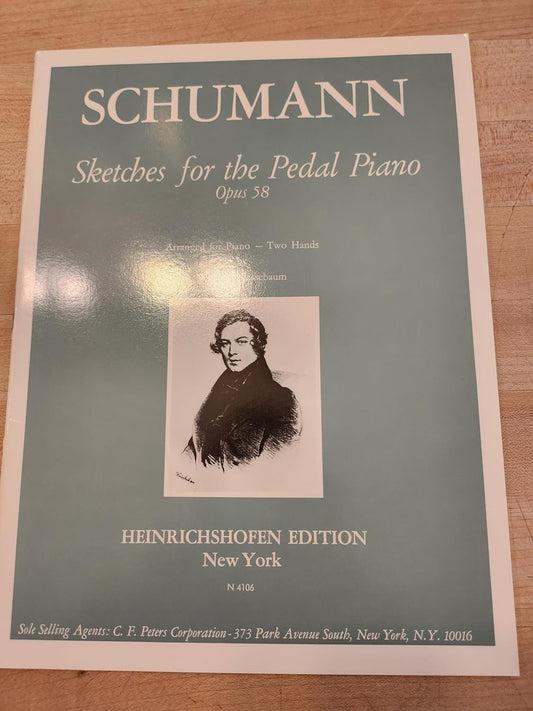 Sketch No. 2 in C from Four Sketches for the Pedal Piano, Op.58 [Paperback] Schumann, Robert and Wilfried Kassebaum