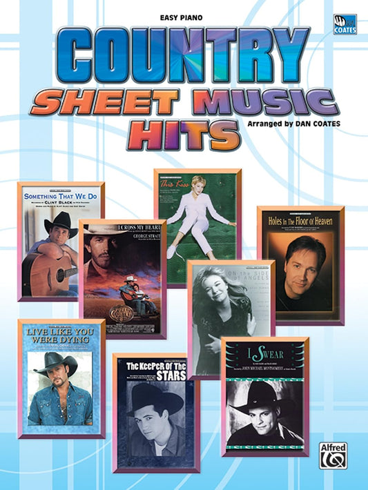 Country Sheet Music Hits [Paperback] Coates, Dan