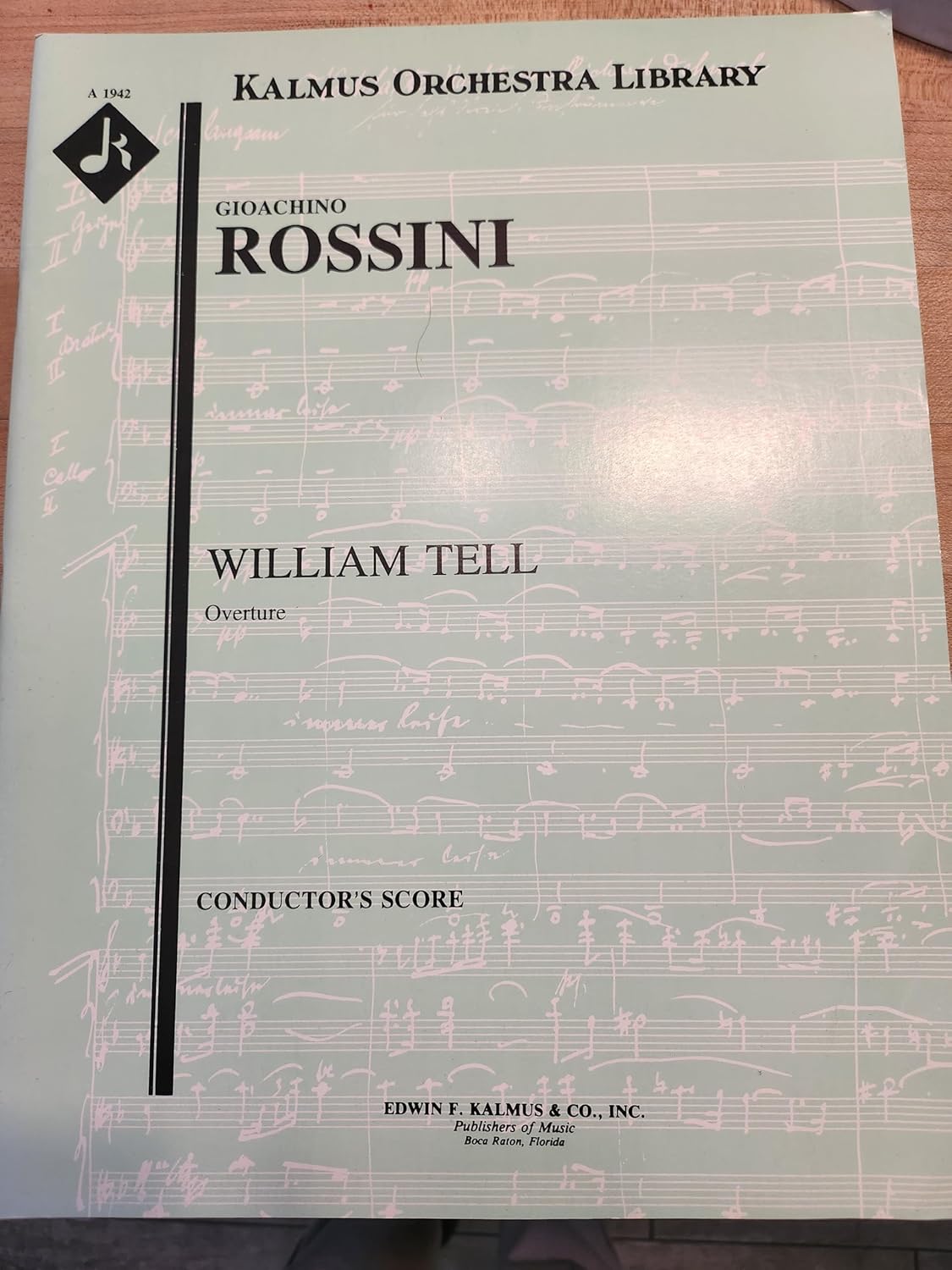 Guillaume Tell: Overture - William Tell [Paperback] Rossini, Gioachino