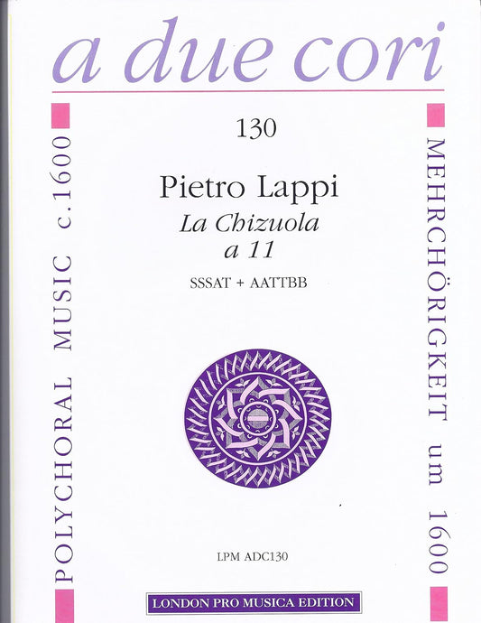 La Chizuola a 11 (Sssat + Aattbb) By Pietro Lappi. 130 [Paperback] Pietro Lappi