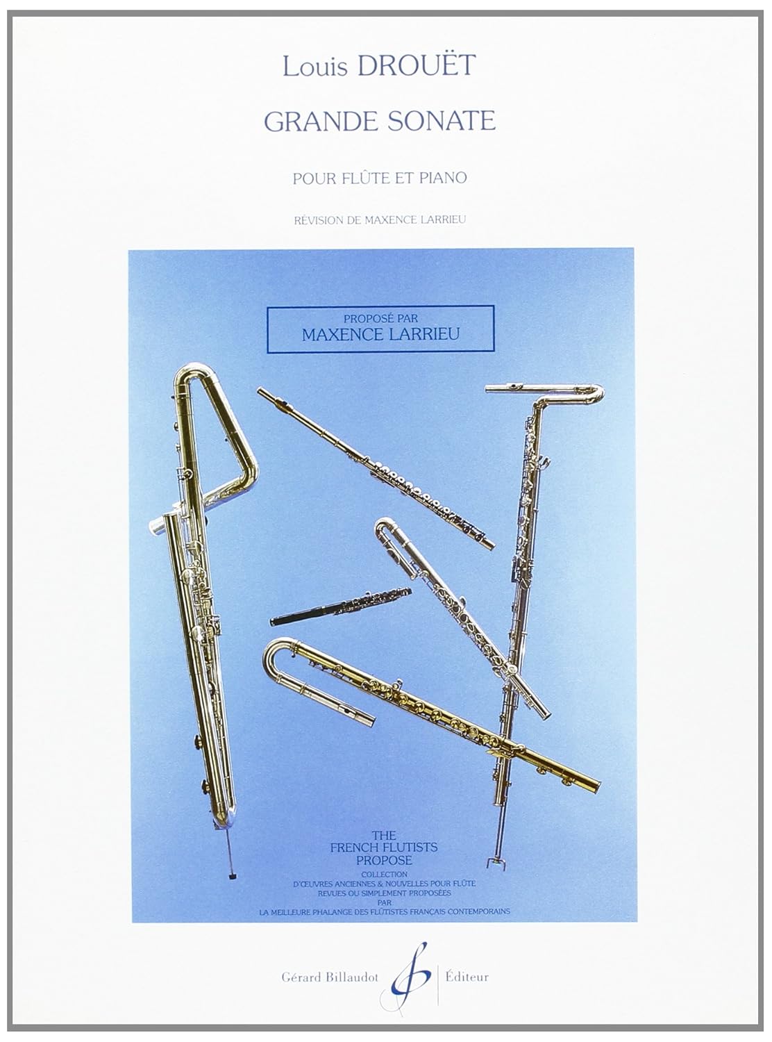 GRANDE SONATE - PIANO ET FLUTE [Paperback] DROUET LOUIS