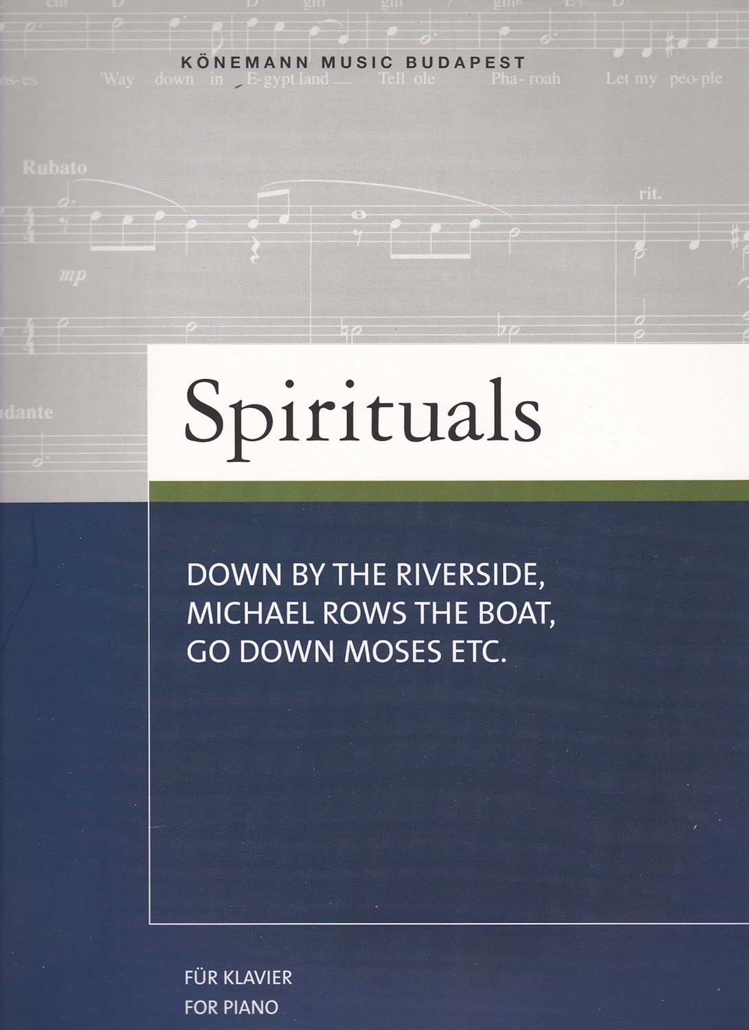 Spirituals Down by The Riverside,Michael Rows his Boat,Go down Moses Ect. for Piano [Paperback] janis-joplin